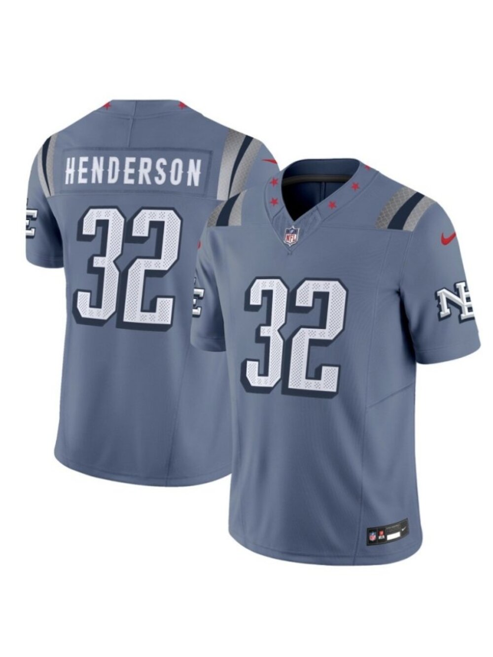 TreVeyon Henderson Vapor Stitched Jersey Storm Blue